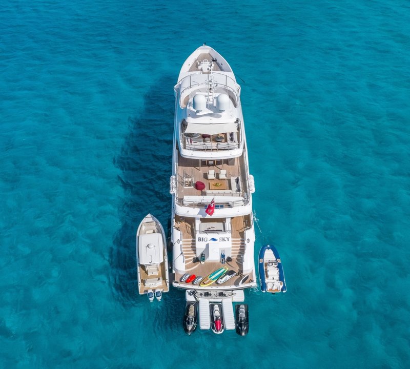 Big Sky Yacht Charter Details Oceanfast Charterworld Luxury Superyachts